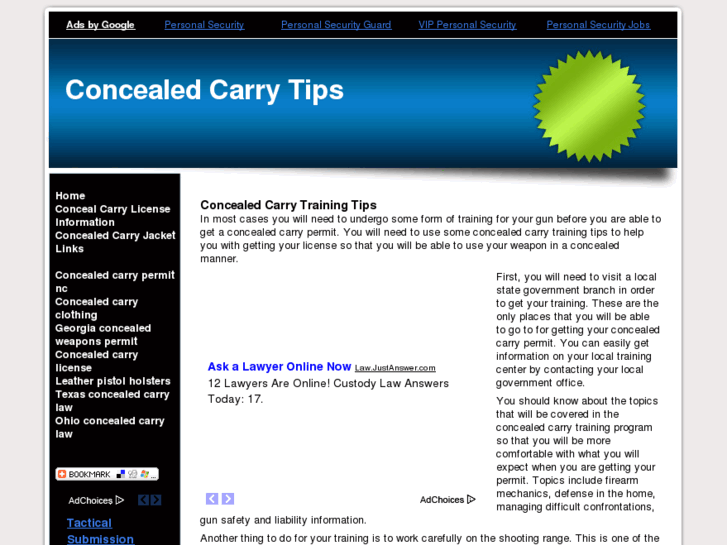 www.concealedcarrytips.com