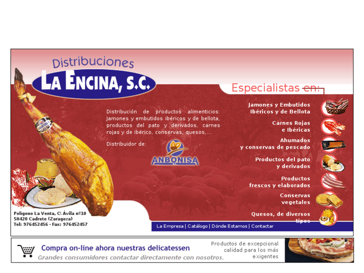 www.distribucioneslaencina.com