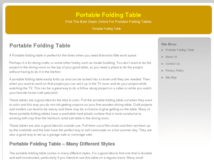 www.portablefoldingtable.org