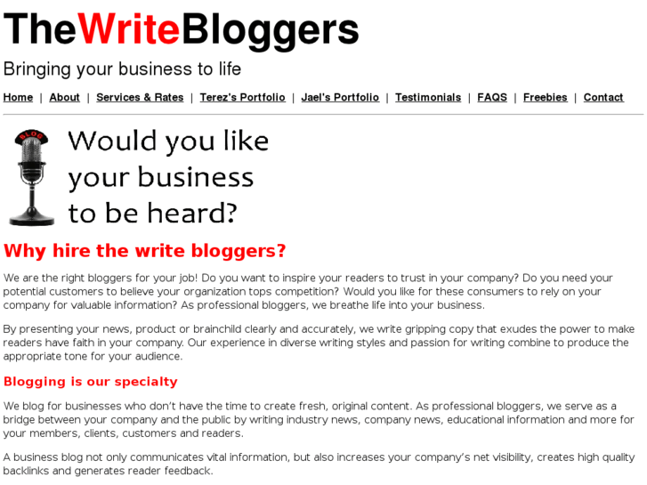 www.thewritebloggers.com