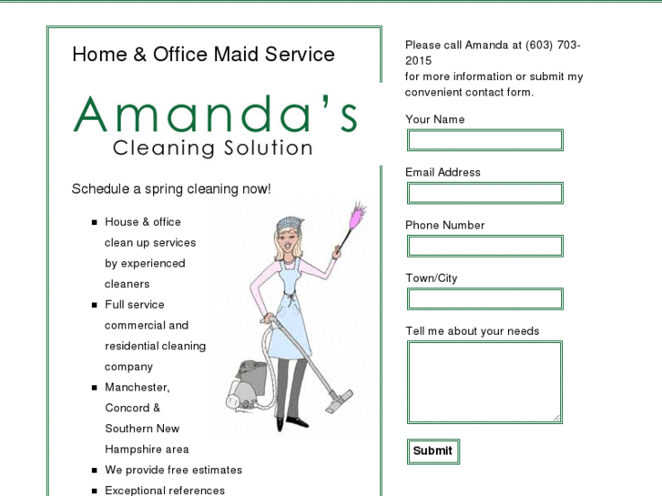 www.amandascleaningsolution.com