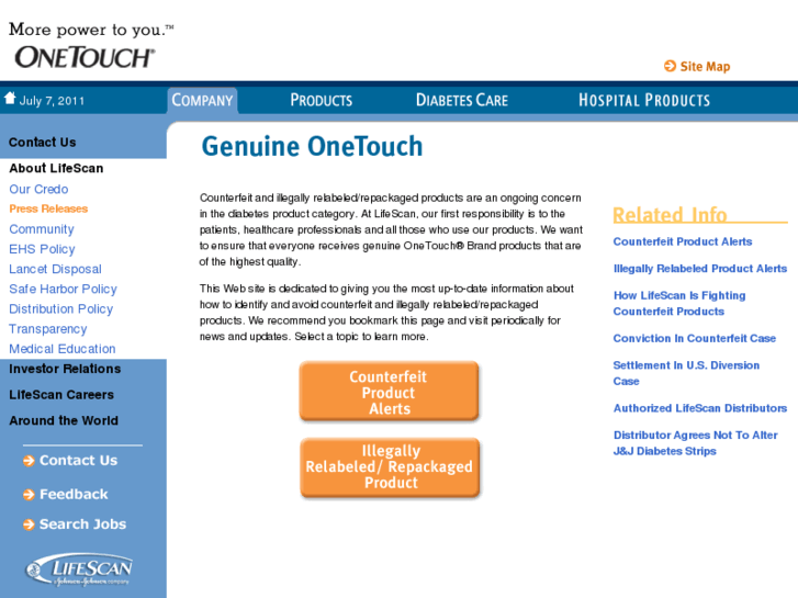 www.genuineonetouch.com