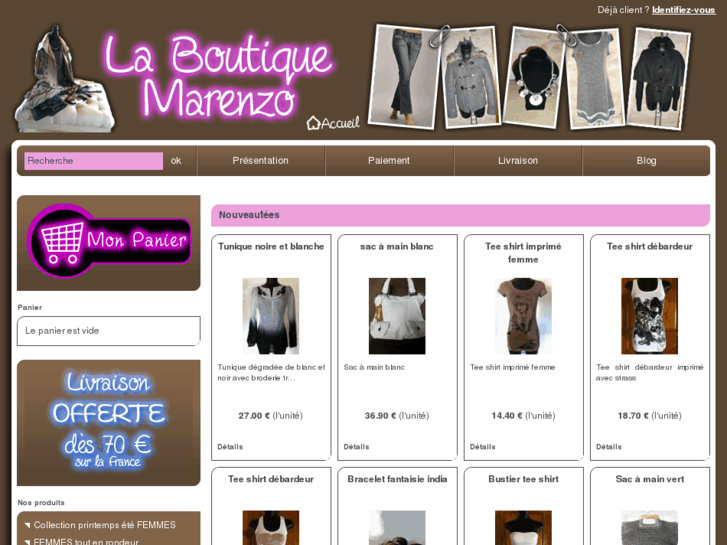 www.laboutiquemarenzo.com