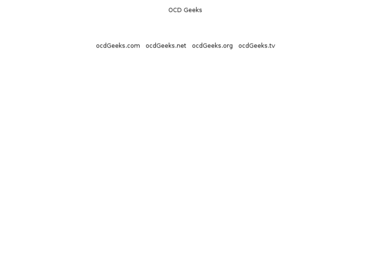 www.ocdgeeks.org