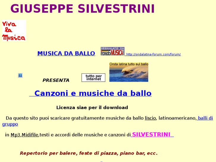 www.pinosilvestrini.it