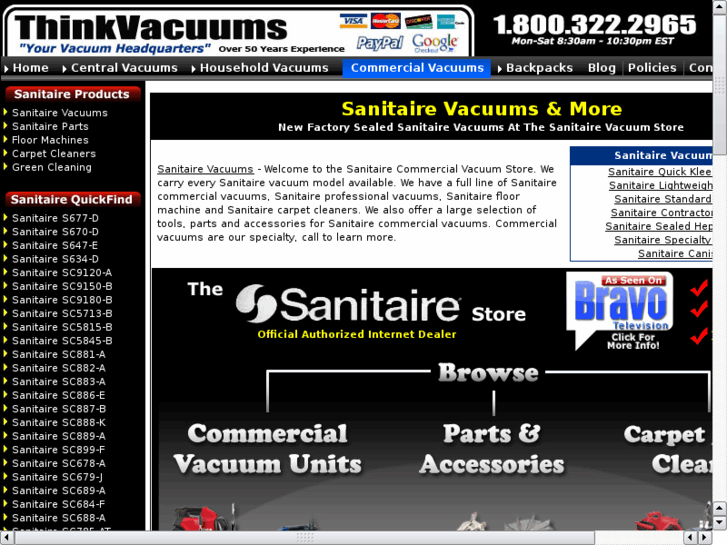 www.sanitairevacuumsales.com