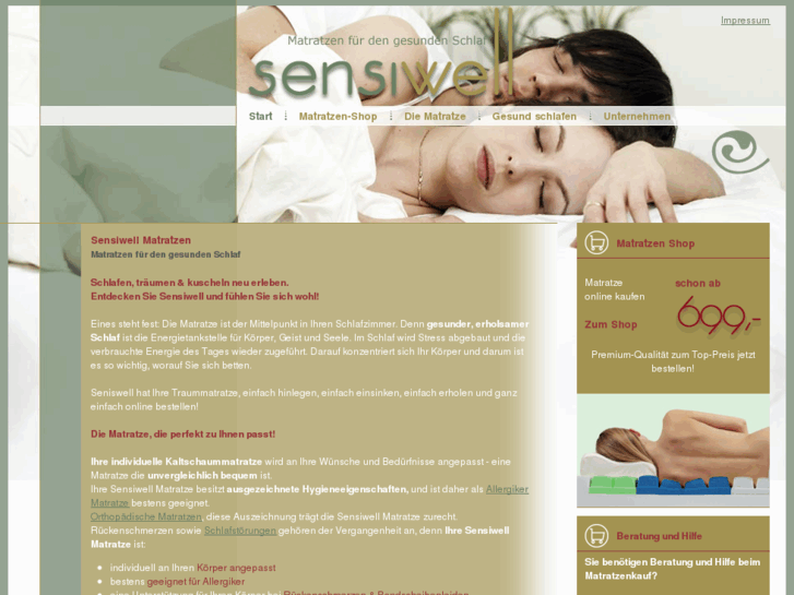 www.sensiwell-matratzen-shop.com