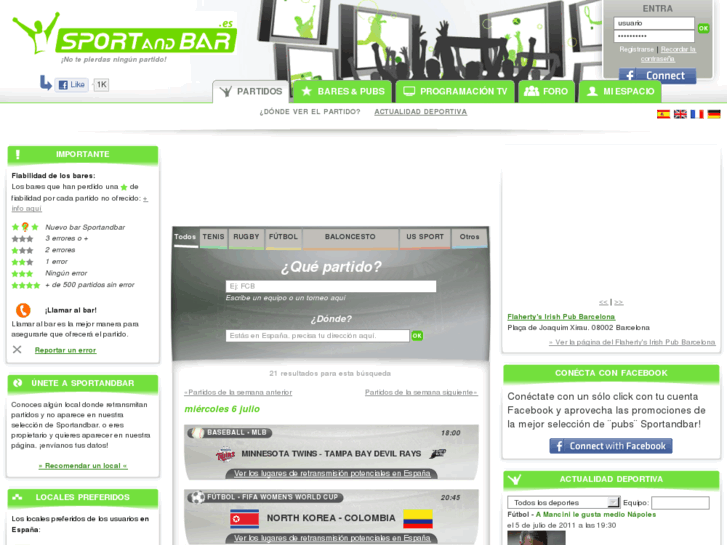 www.sportandbar.es