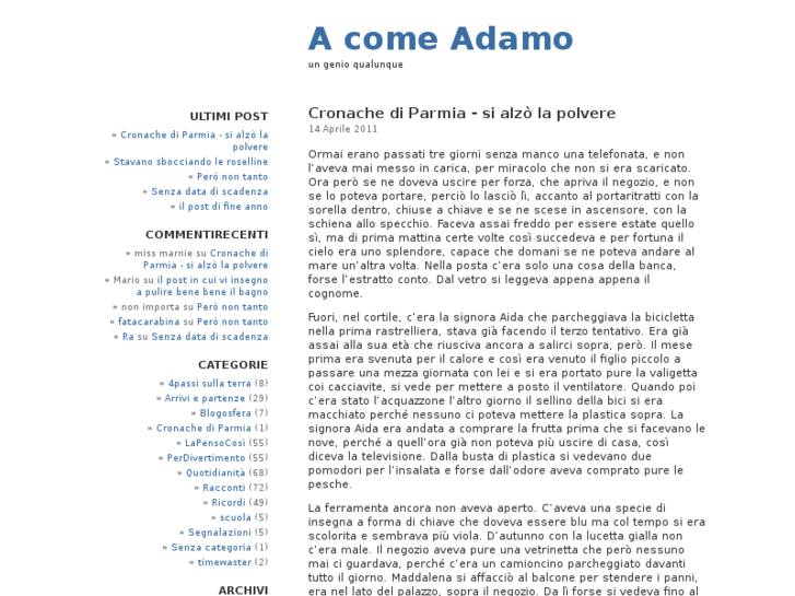 www.acomeadamo.it