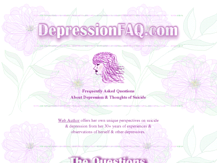 www.depressionfaq.com