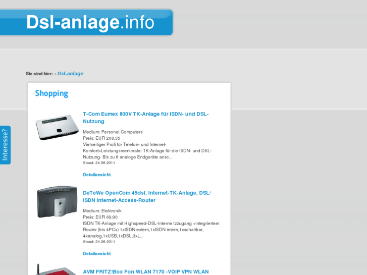 www.dsl-anlage.info