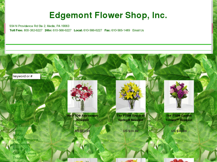 www.edgemontflowershop.com