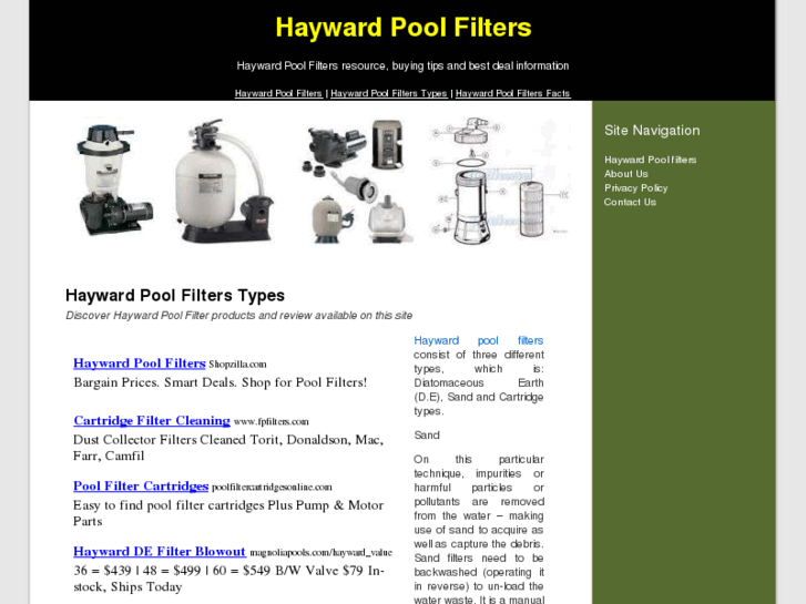 www.haywardpoolfilters.org