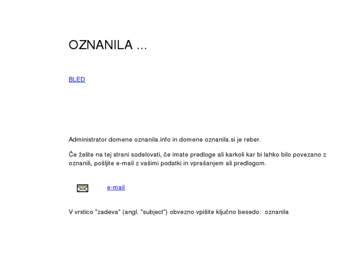 www.oznanila.info