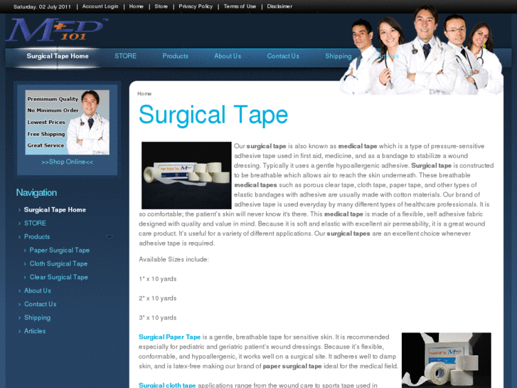 www.surgicaltapestore.com