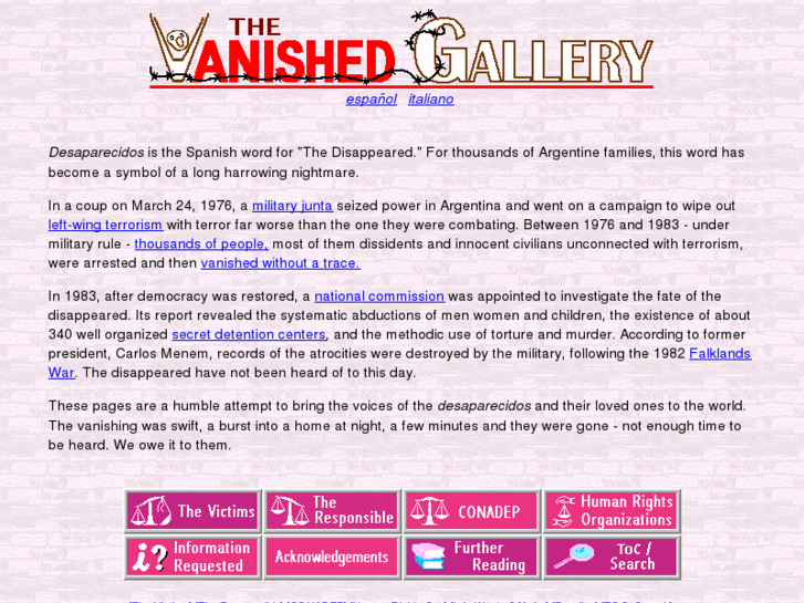 www.vanishedgallery.org