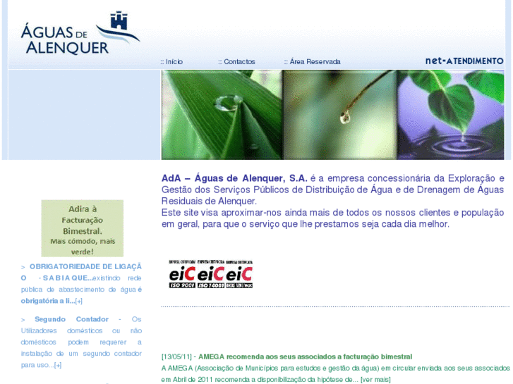 www.aguasdealenquer.net