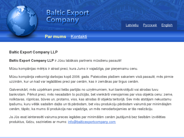 www.balticexportcompany.com