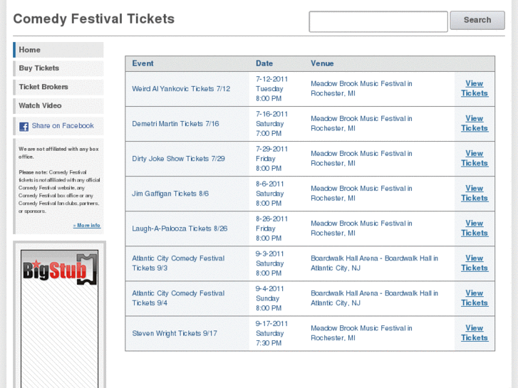 www.comedyfestivaltickets.com