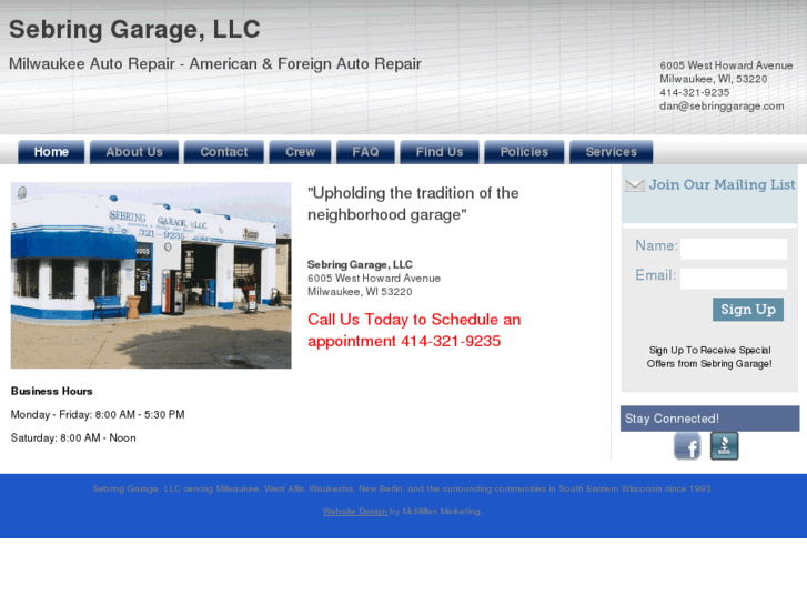 www.sebringgarage.com