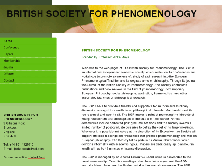 www.britishphenomenology.co.uk