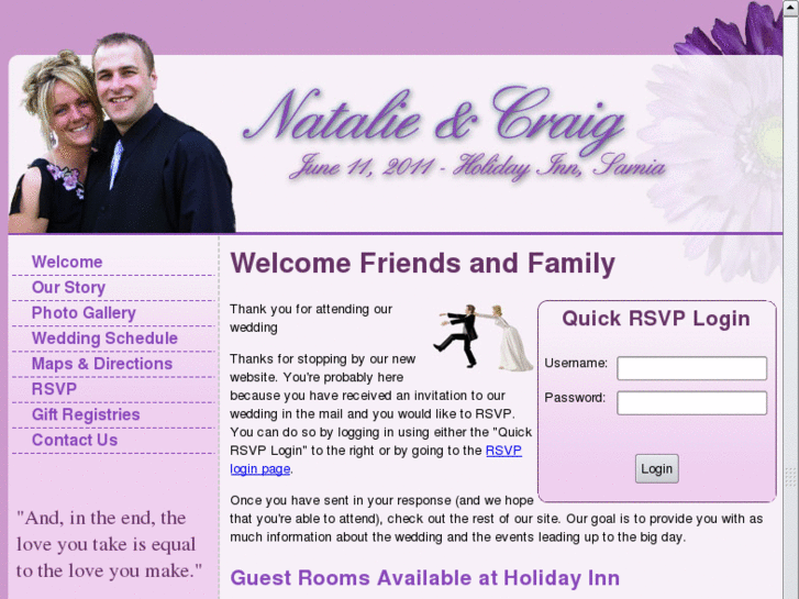 www.craigandnatalie.com