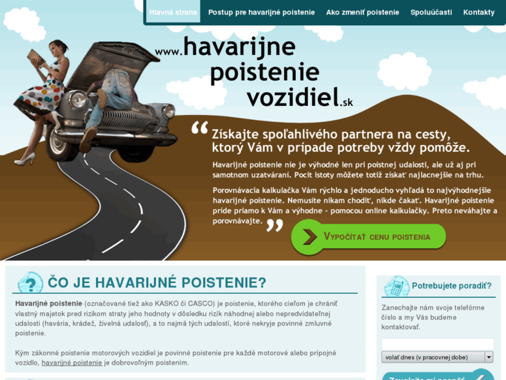 www.havarijne-poistenie-vozidiel.sk