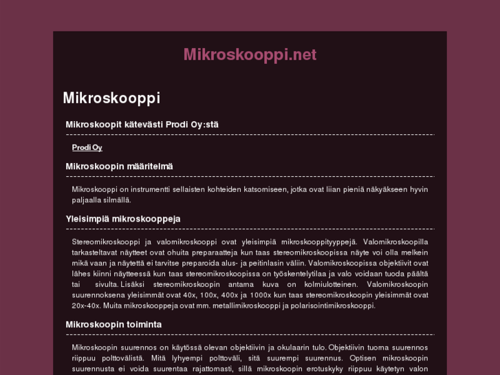 www.mikroskooppi.net