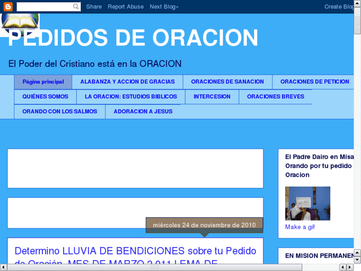 www.pedidosdeoracion.com