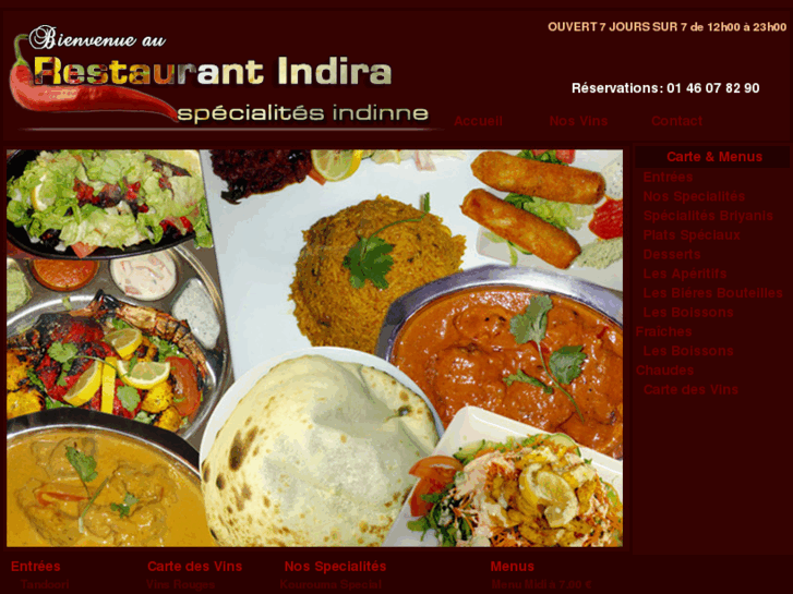 www.restaurantindira.com