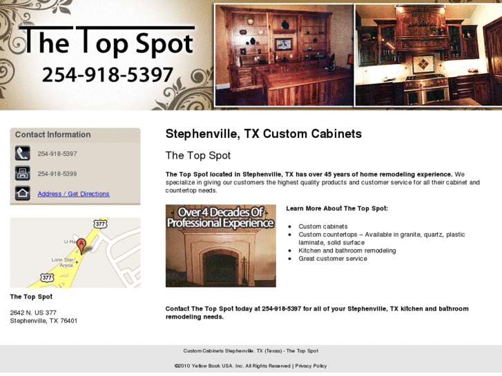 www.thetopspotcabinets.com