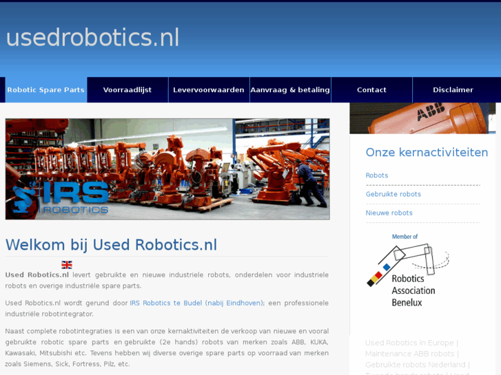 www.usedrobotics.nl