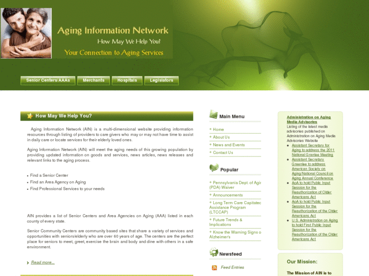 www.aginginformationnetwork.com