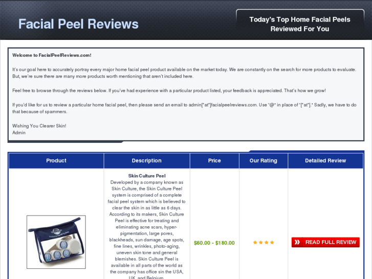 www.facialpeelreviews.com