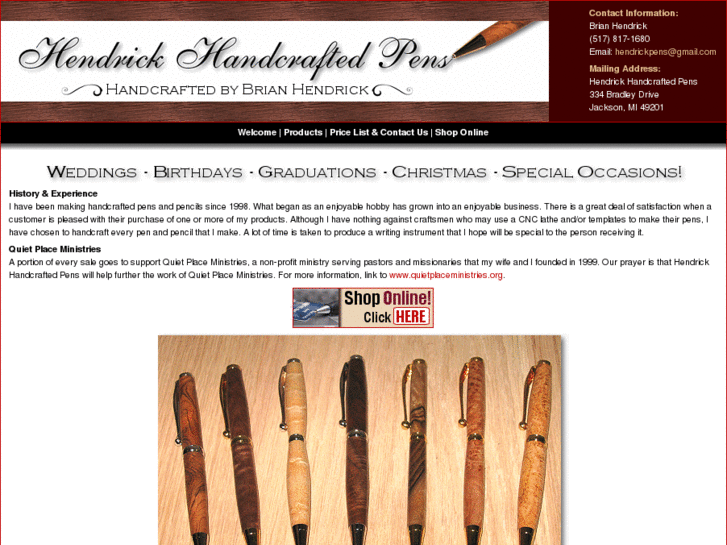 www.hendrickpens.com