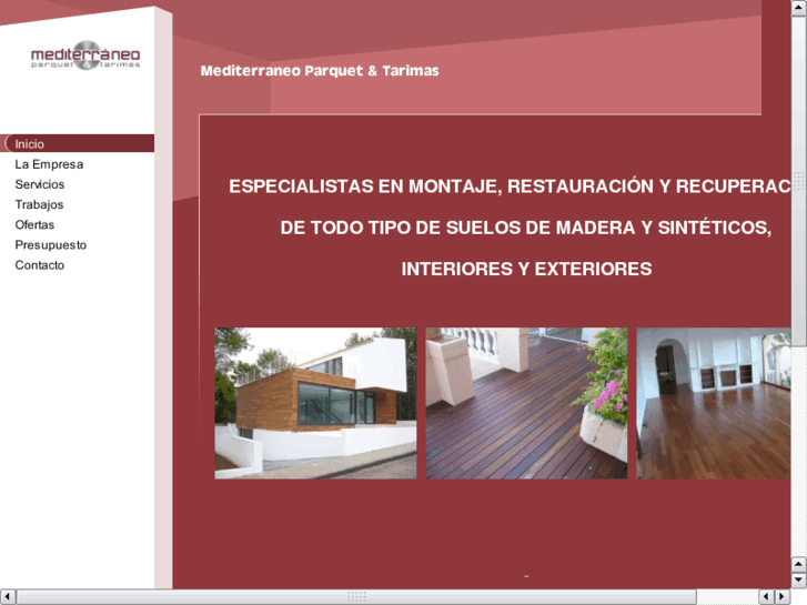 www.mediterraneoparquetytarimas.es