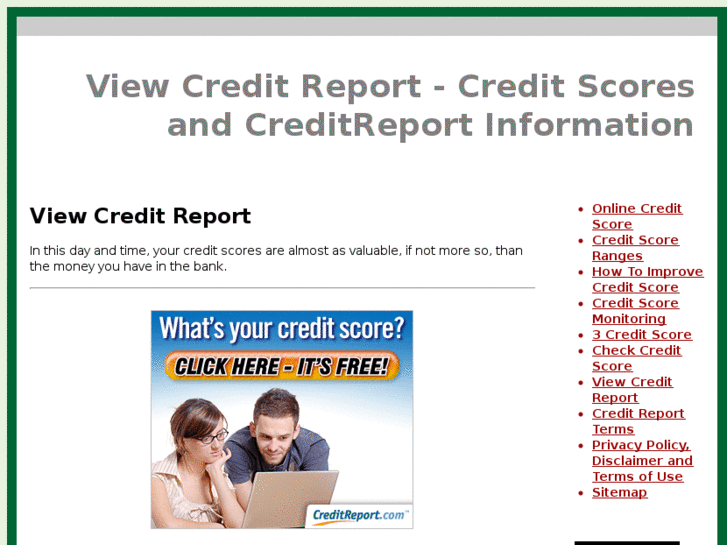 www.viewcreditreportnow.com