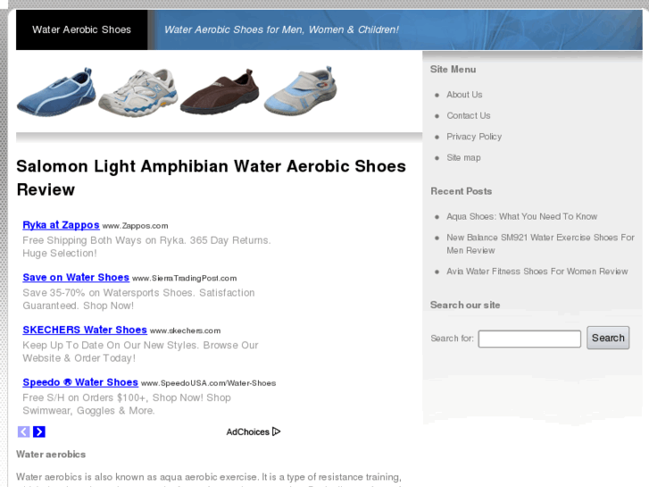 www.wateraerobicshoes.net