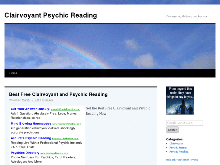 www.clairvoyantpsychicreading.com