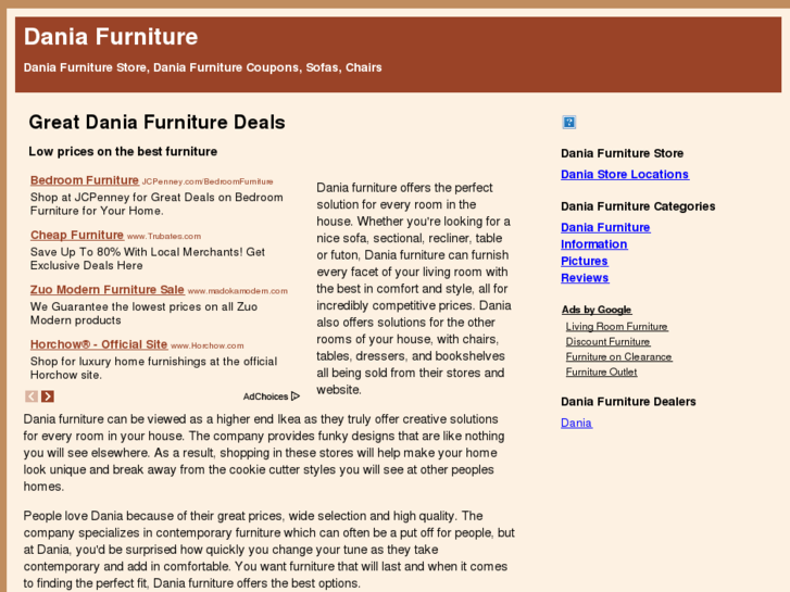 www.daniafurniture.net