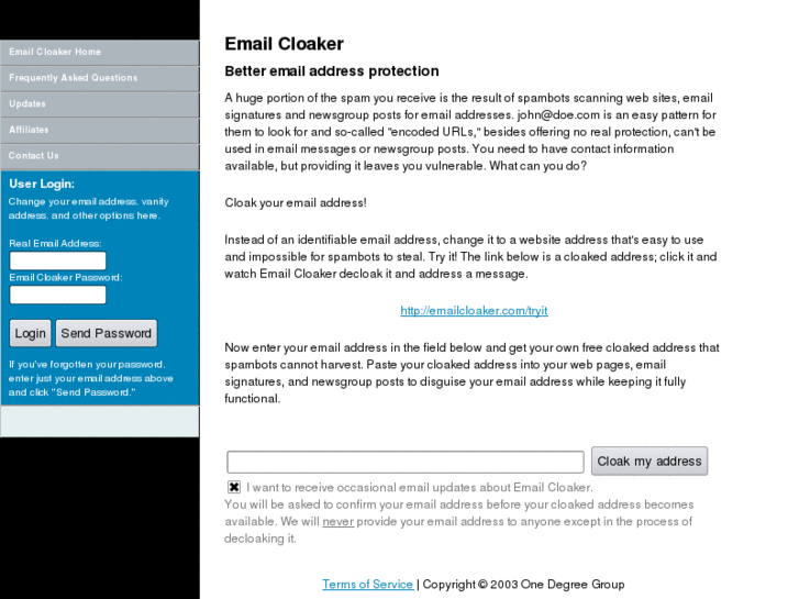 www.emailcloaker.com