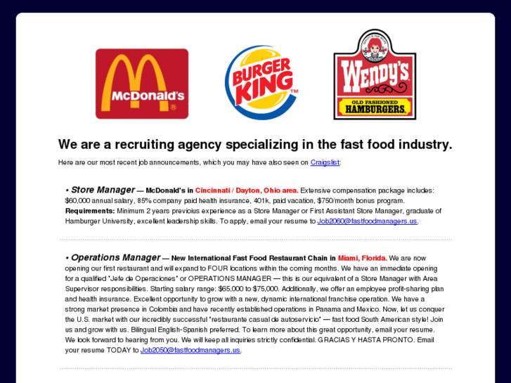 www.fastfoodmanagers.com