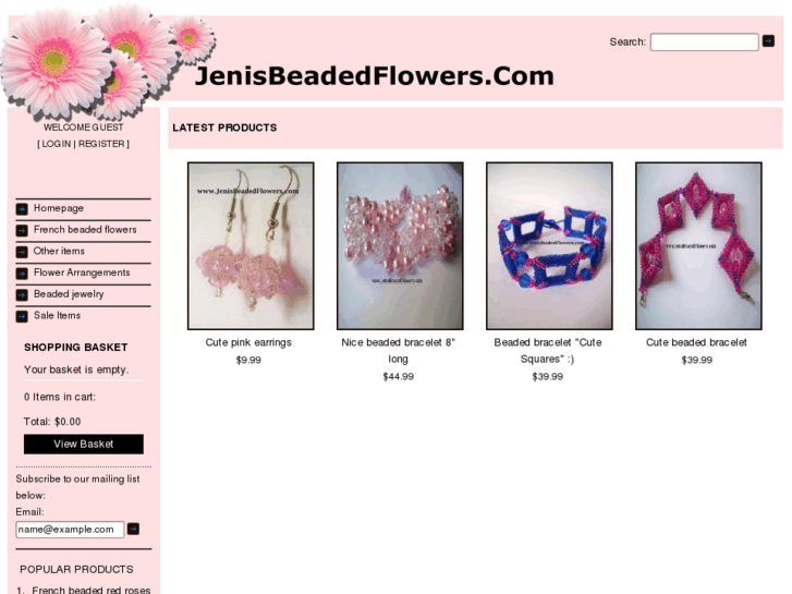 www.jenisbeadedflowers.com