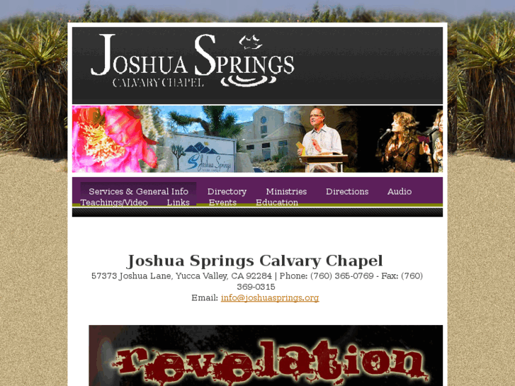 www.joshuasprings.org