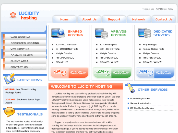 www.lucidityhosting.net