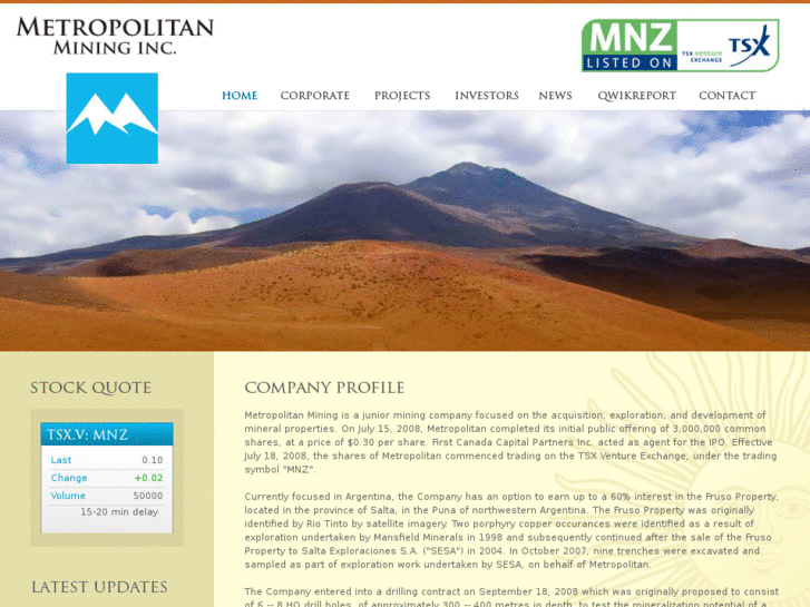 www.metropolitanmininginc.com