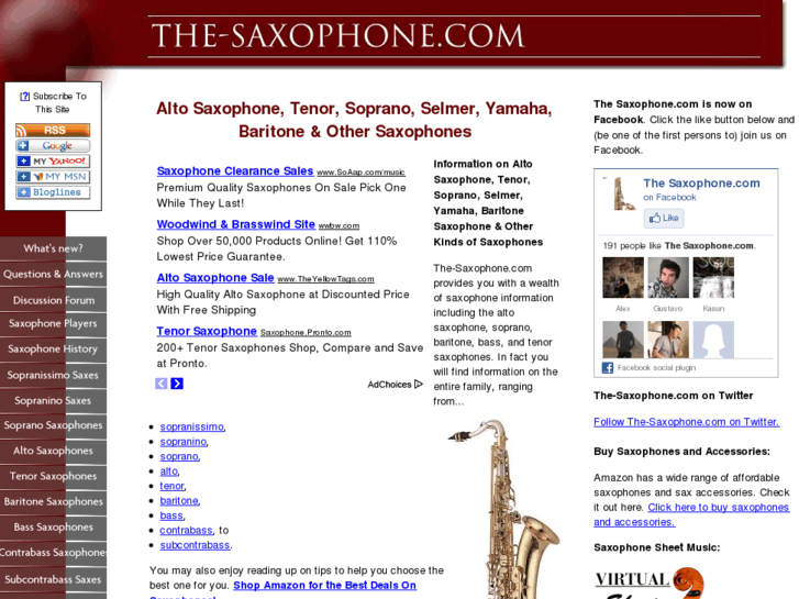 www.the-saxophone.com