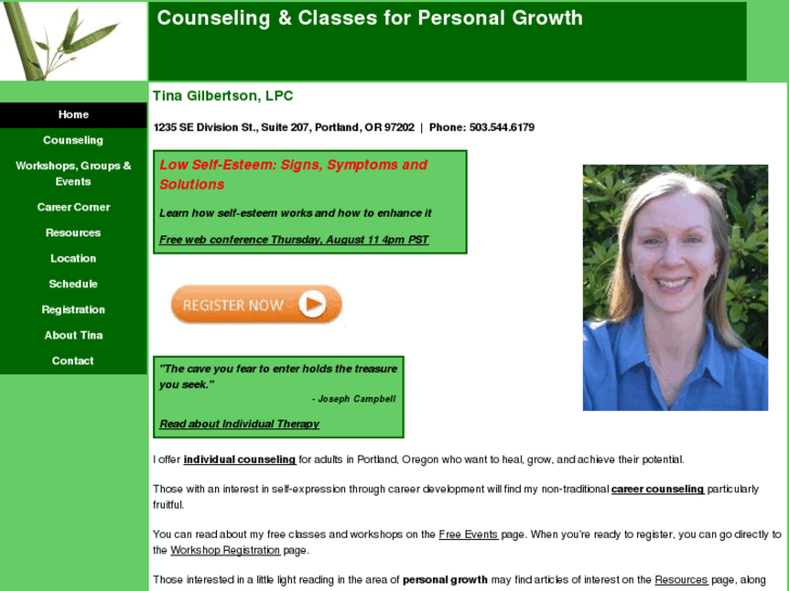 www.tinagilbertson.com