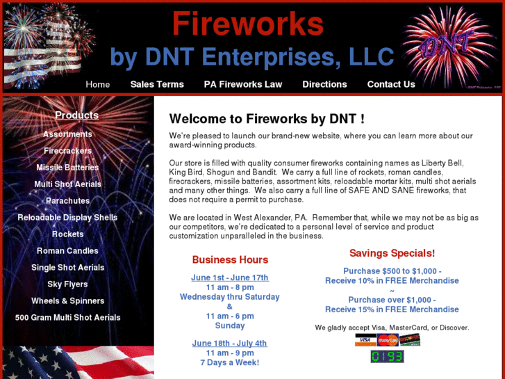 www.dntfireworks.com