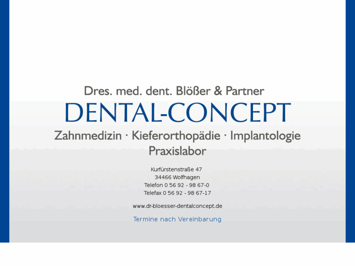 www.dr-bloesser-dentalconcept.de